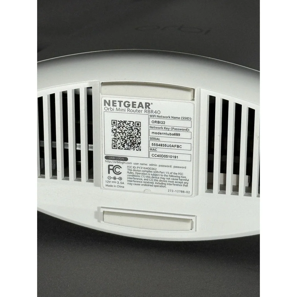 Netgear Orbi Mini RBR40 Tri-Band WiFi Router Tested Working - Picture 4 of 4